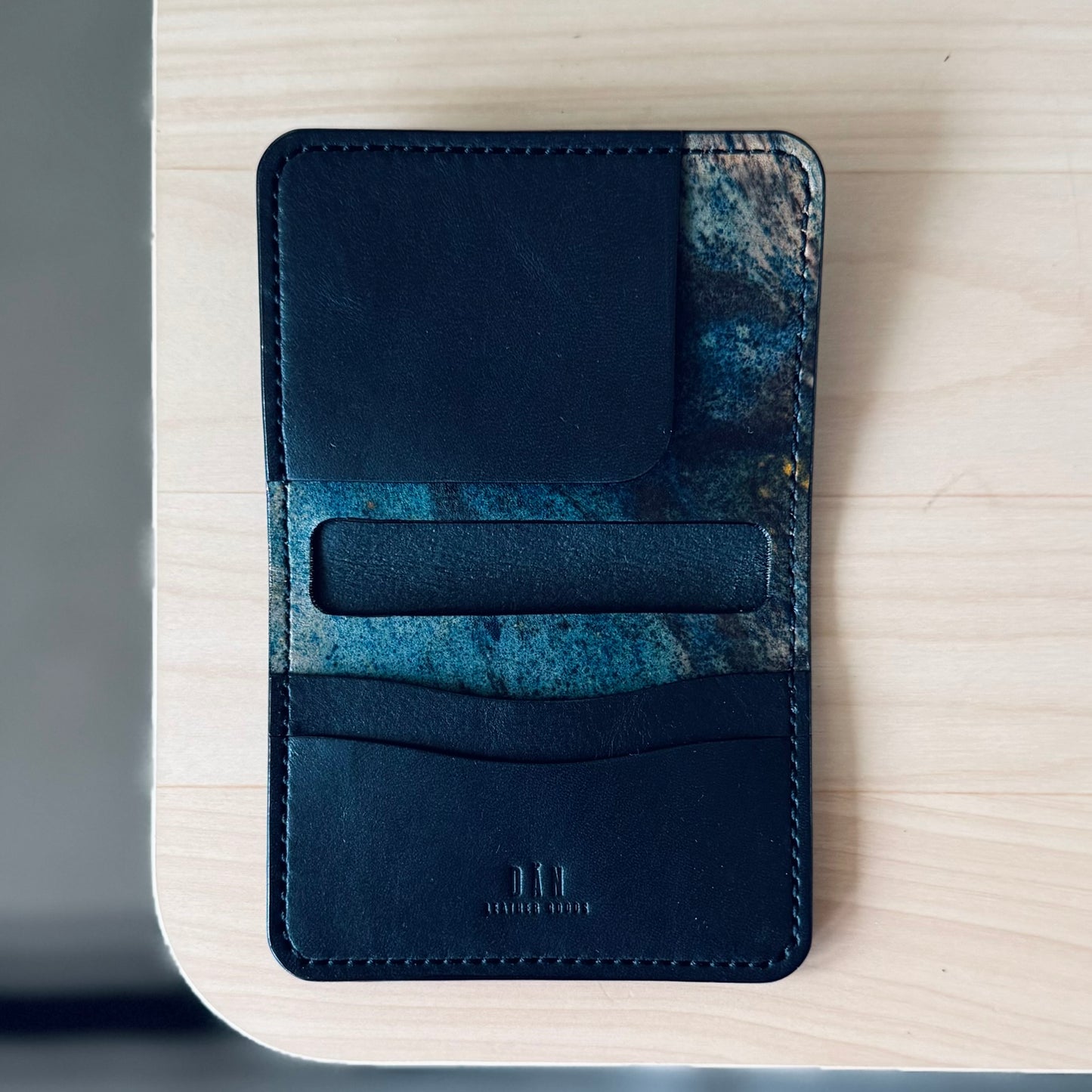 Malmö wallet - black dyed