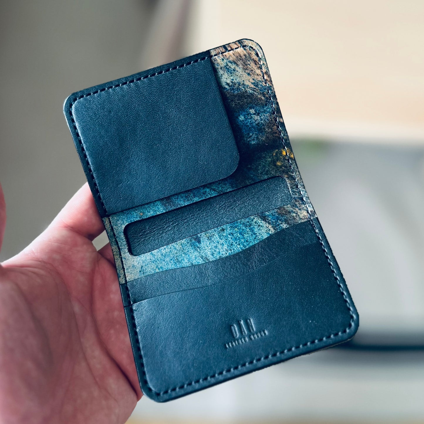 Malmö wallet - black dyed