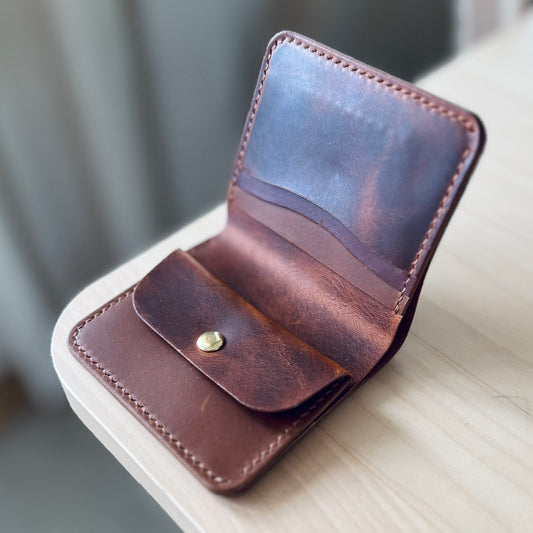 Berlin wallet - brown pullup