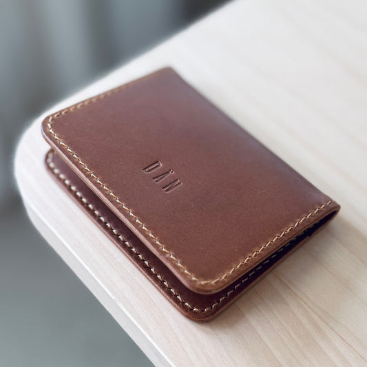 Malmö wallet - mid-brown