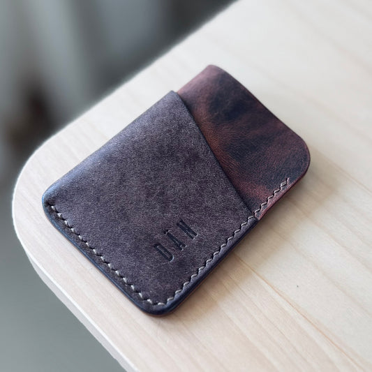 Budapest V2 cardholder - brown pueblo