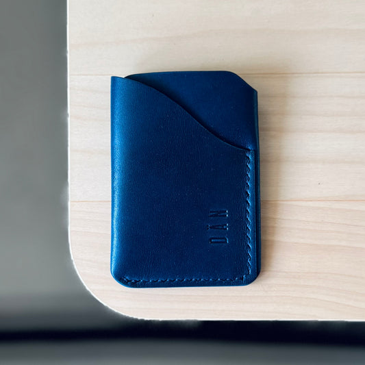 Budapest V1 card holder - blue