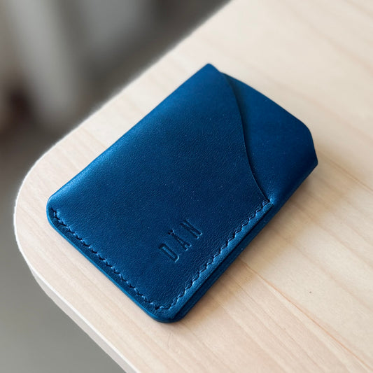 Budapest V1 card holder - blue