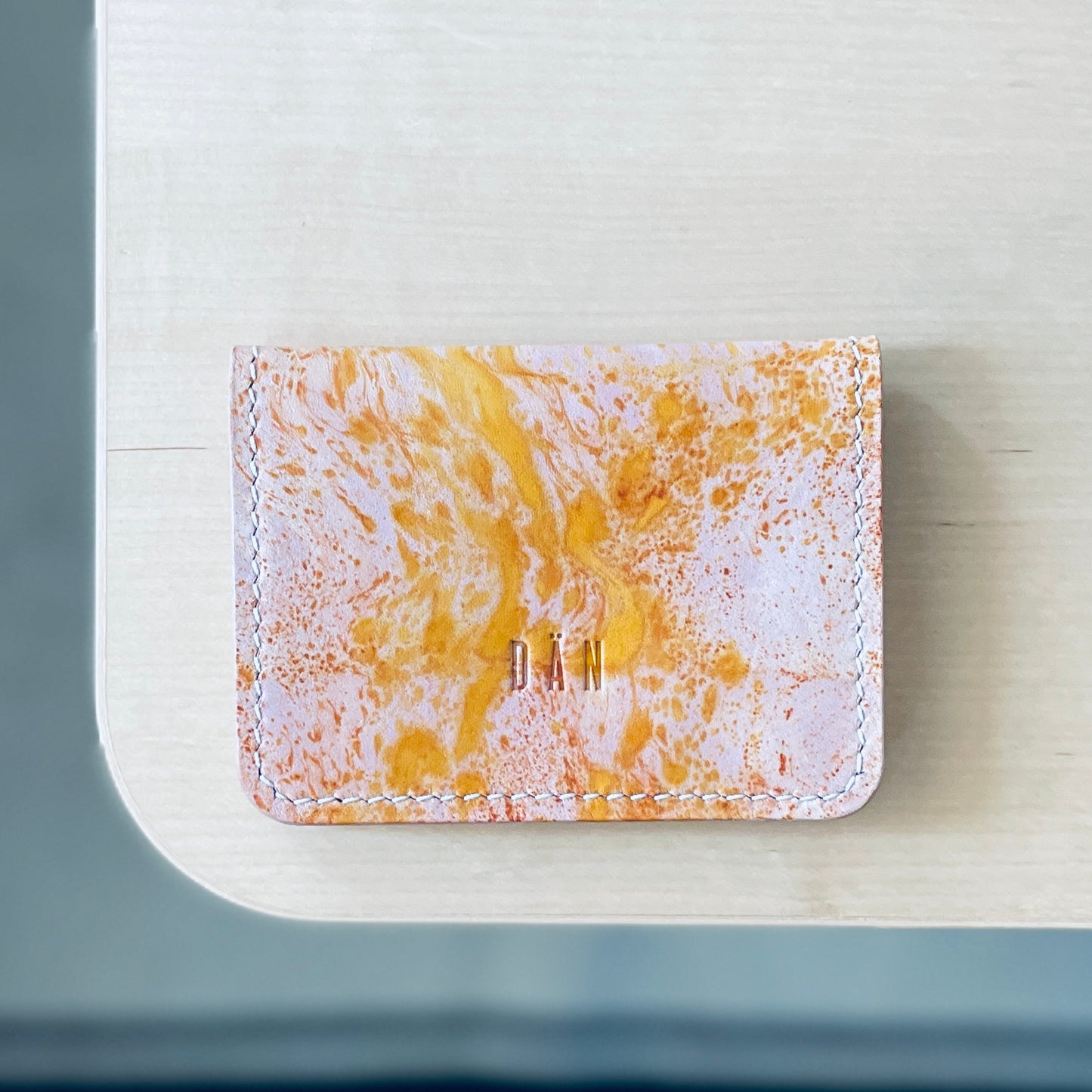 Malmö wallet - dyed & natural