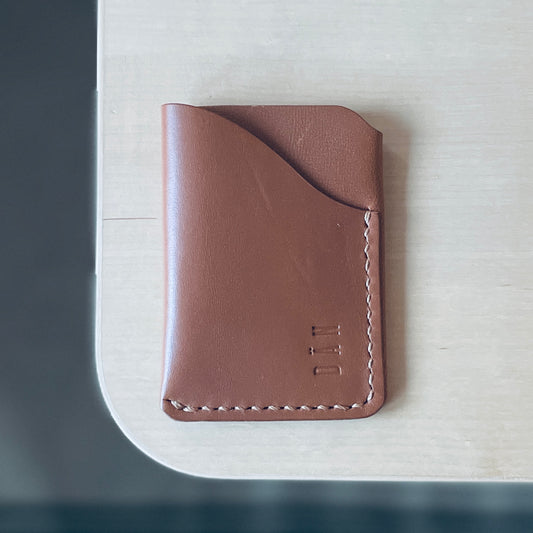 Budapest V1 card holder - light brown