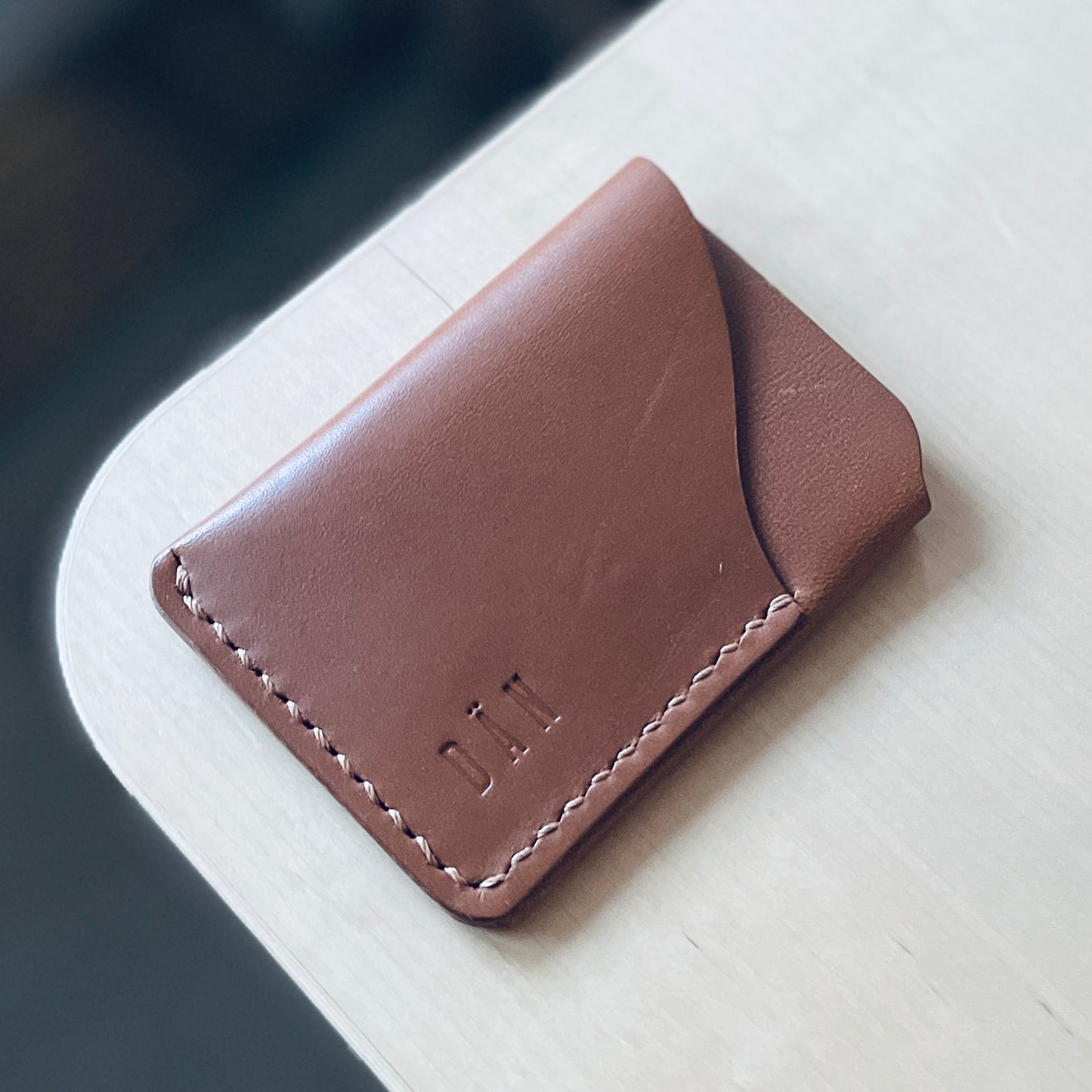 Budapest V1 card holder - light brown