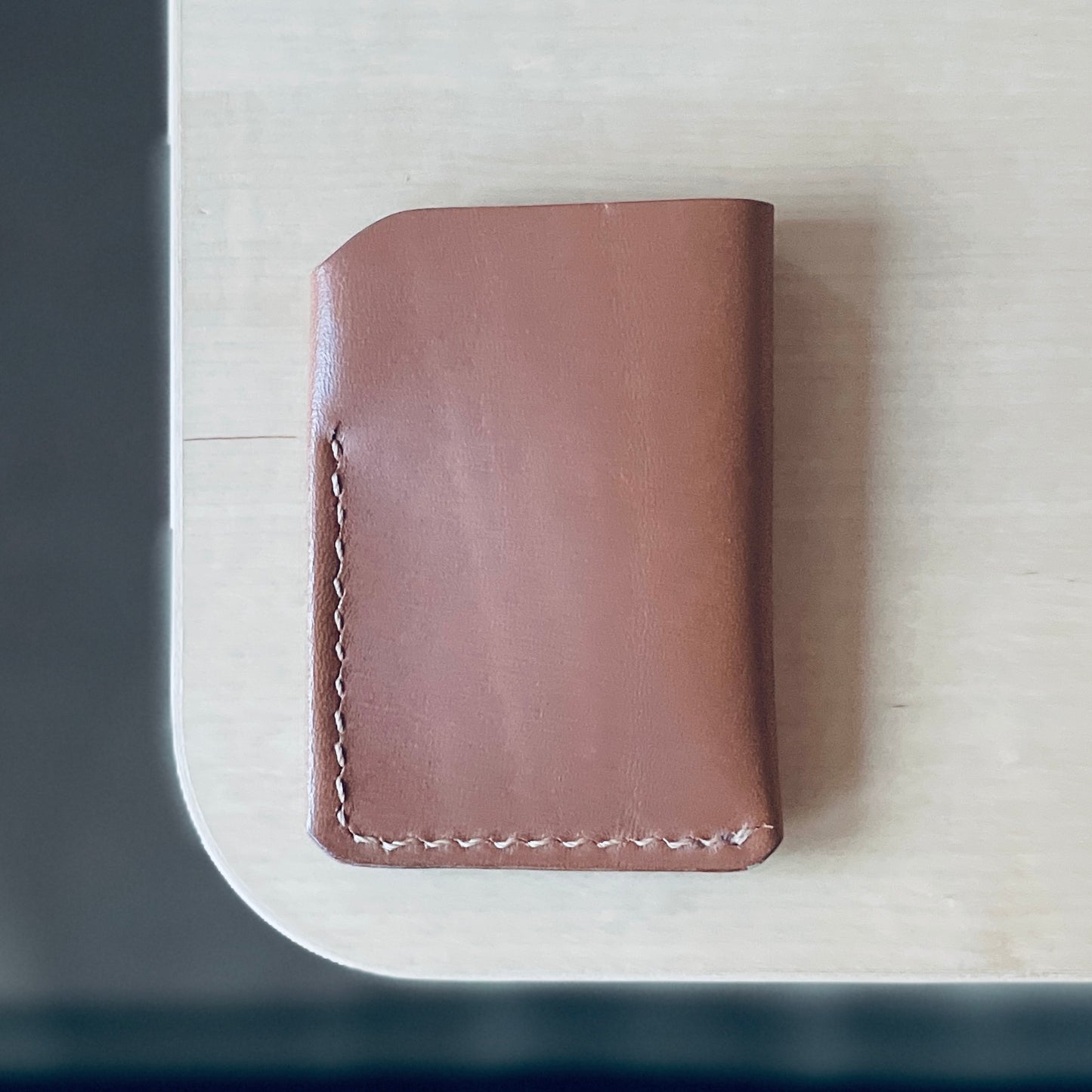 Budapest V1 card holder - light brown