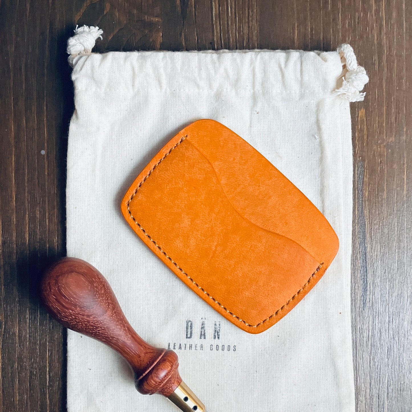 Oslo card holder - orange