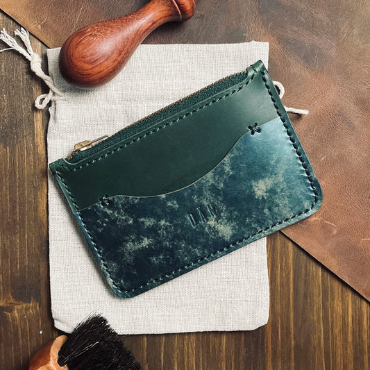 Lisbon wallet - Bisanzio emerald