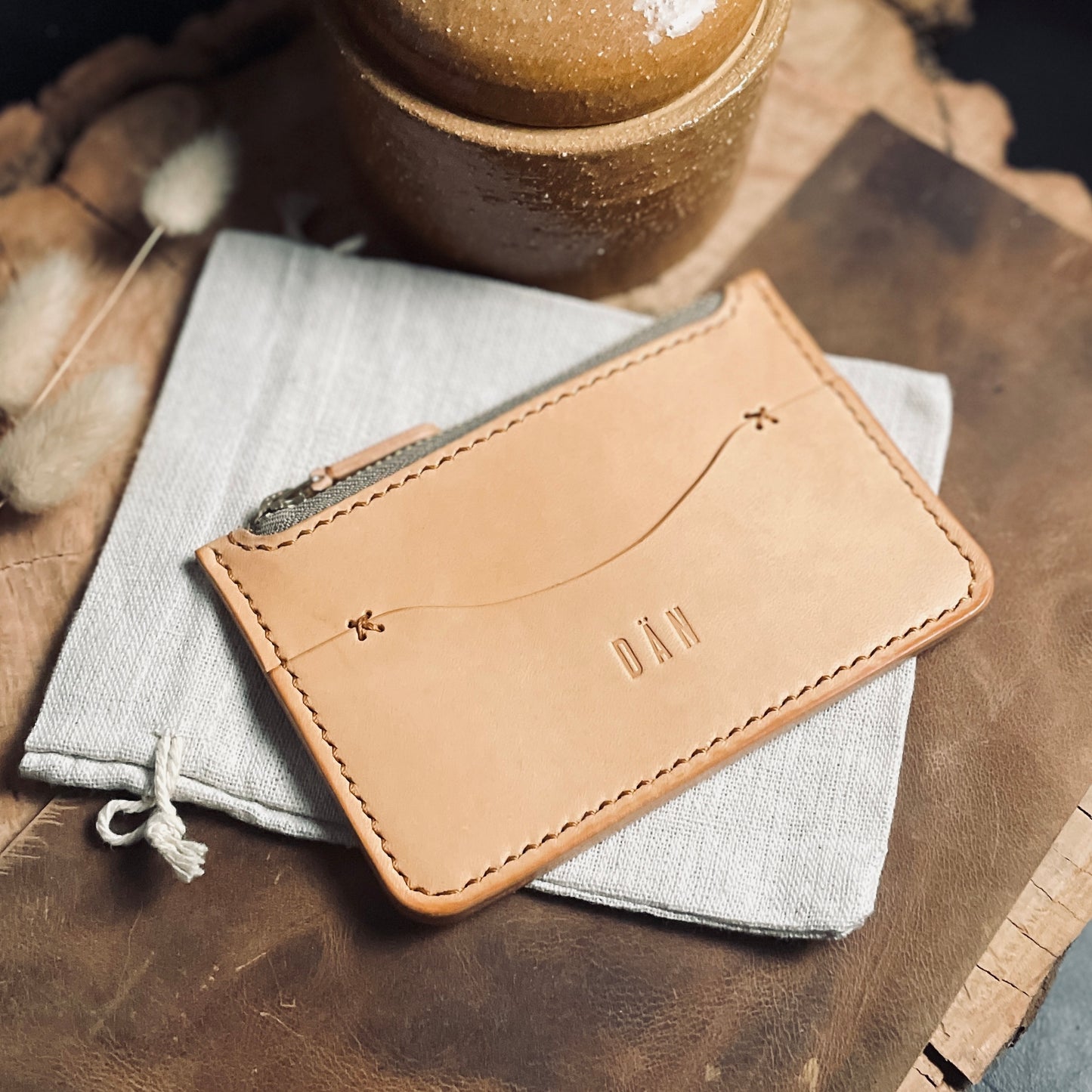 Lisbon wallet - natural