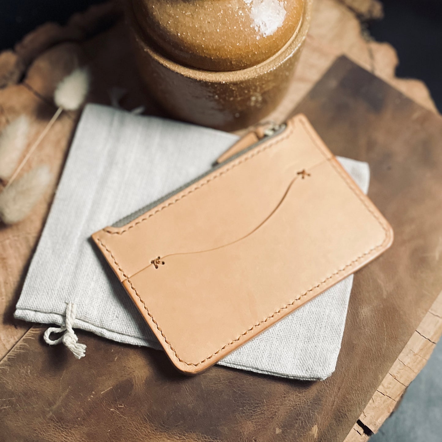 Lisbon wallet - natural