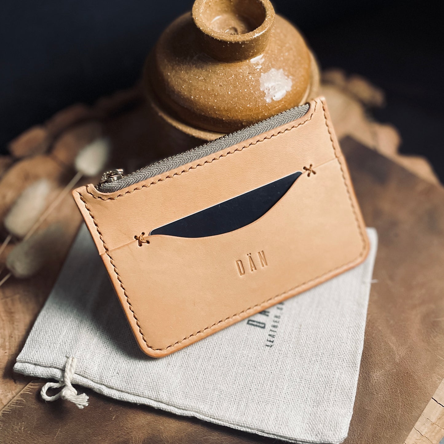 Lisbon wallet - natural