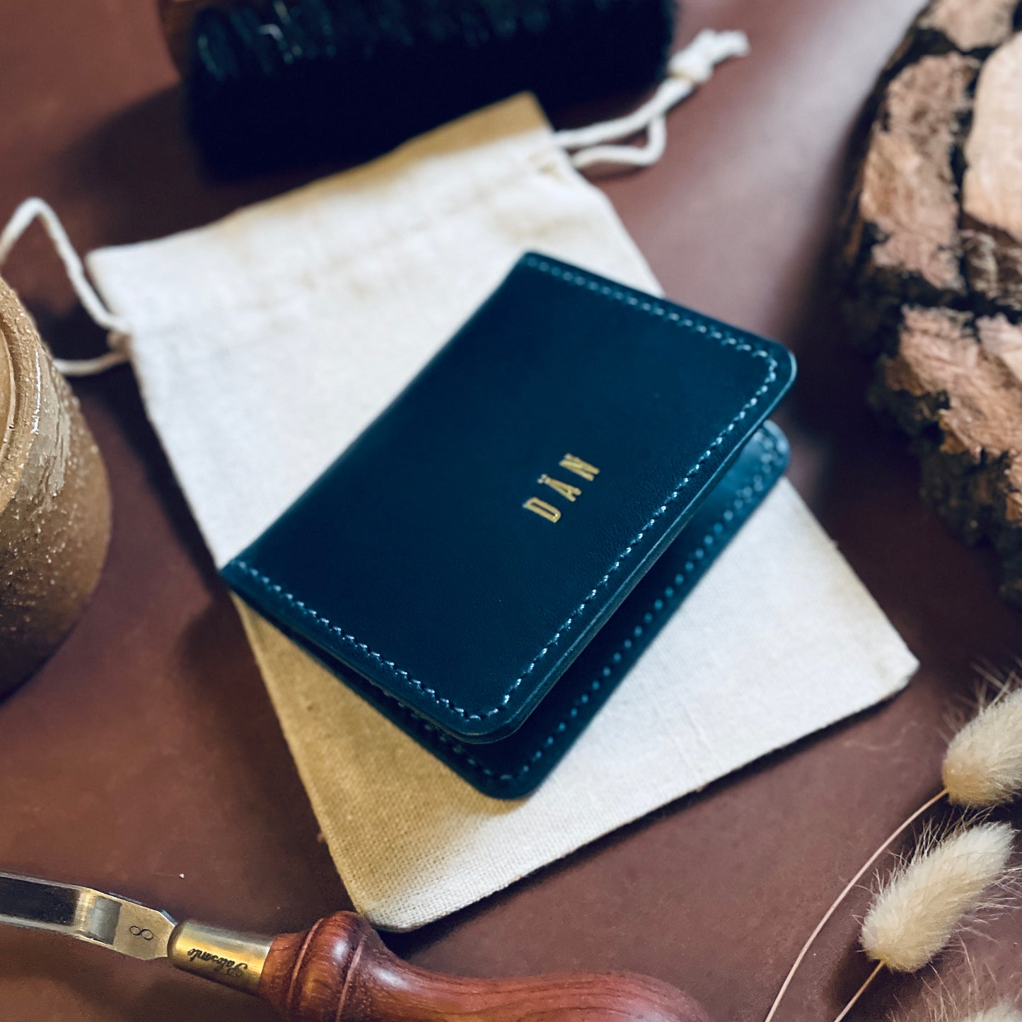 Malmö wallet - dark blue