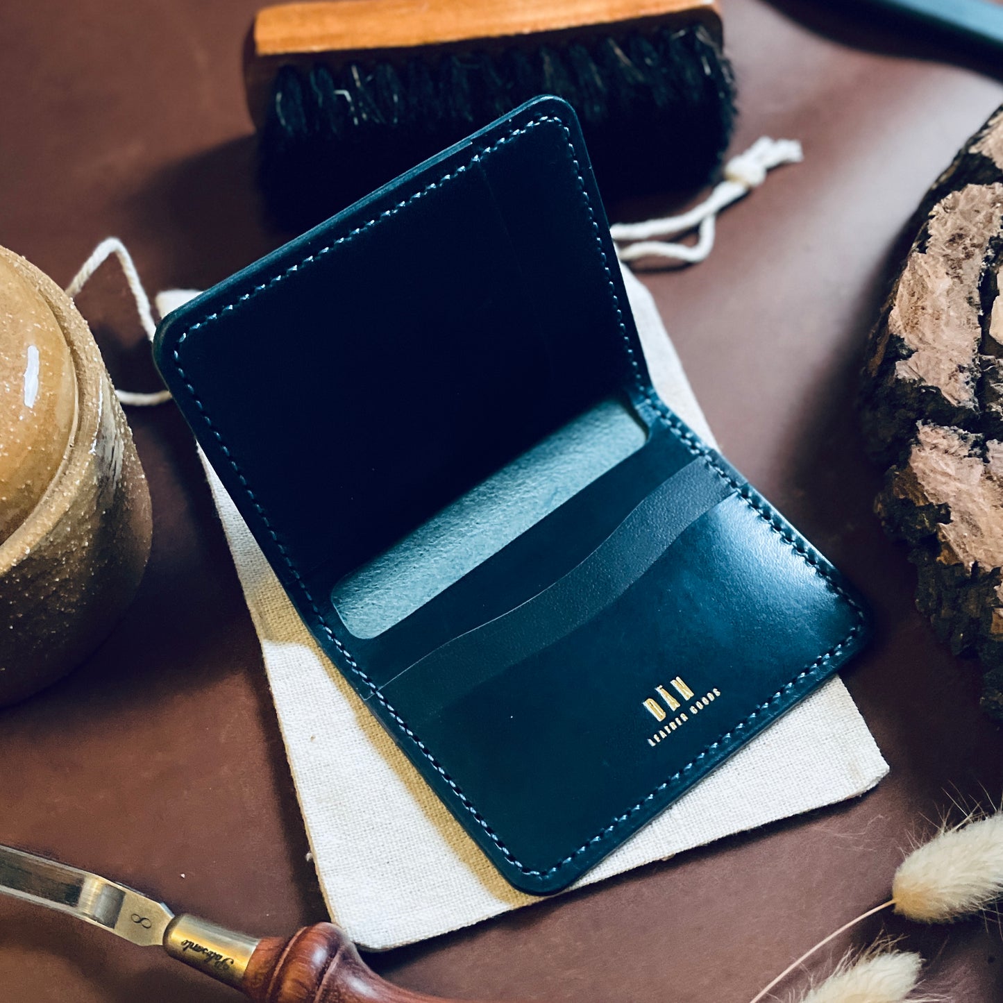 Malmö wallet - dark blue