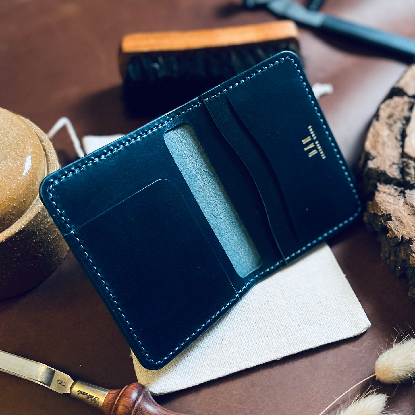 Malmö wallet - dark blue