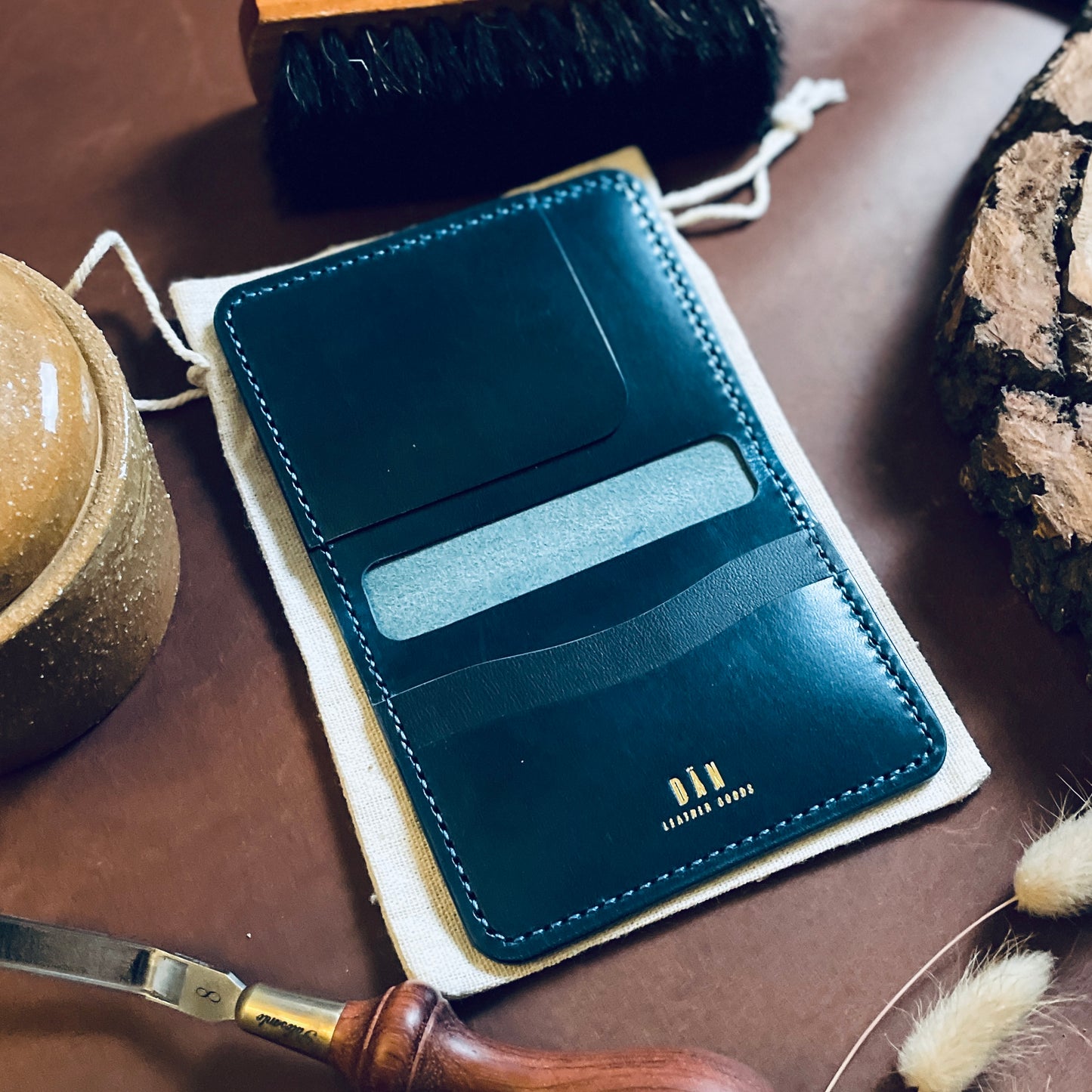 Malmö wallet - dark blue